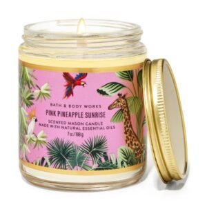 Bath & Body Works Pink Pineapple Sunrise 7OZ 1-wick Candle