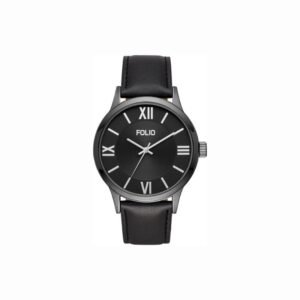 Folio Wrist Watch Black