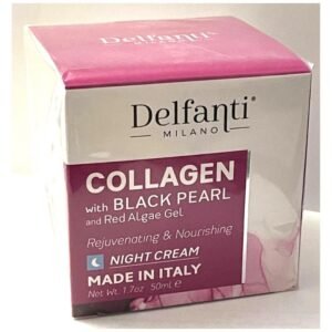 Delfanti Milano Collagen with Black Pearl & Red Algae Gel Night Cream