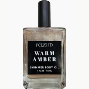 Polished Warm Amber Shimmer Body Oil