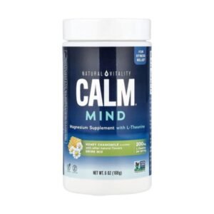 Natural Vitality Calm Mind Magnesium Supplement With L-Theanine