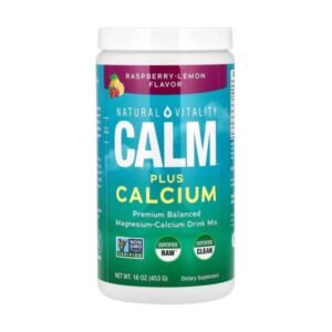 Natural Vitality Calm Plus Calcium Raspberry Lemon Flavor