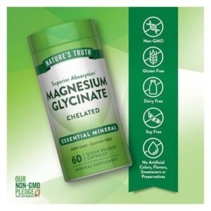 Nature's Truth Magnesium Glycinate 60CAPSULES