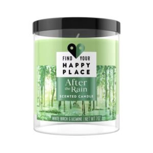 Find Your Happy Place After the Rain Candle