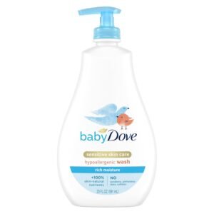 Baby Dove Hypoallergenic Wash Fragrance Free Wash 20oz